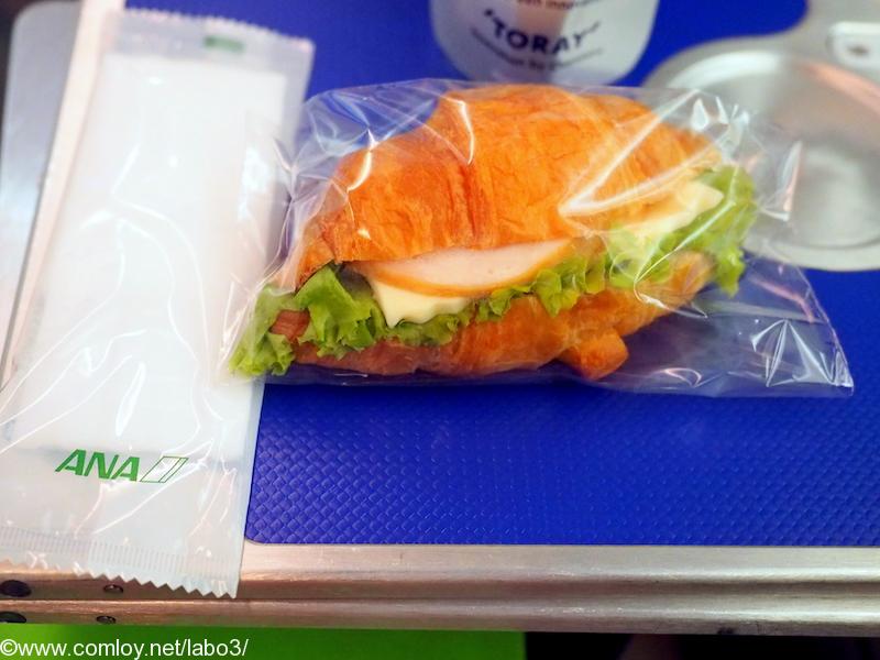 全日空 NH848 成田 - バンコク プレミアムエコノミークラス機内食
