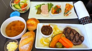 日本航空　JL97 羽田 – 台北（松山）ビジネスクラス機内食