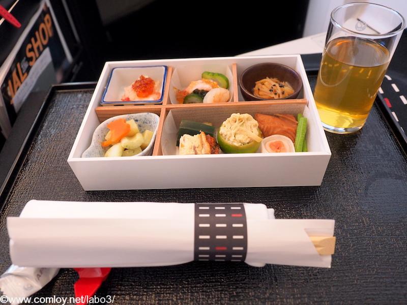 日本航空 JL32　バンコク ー 羽田 ビジネスクラス機内食