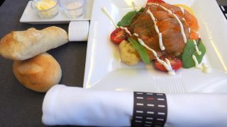 日本航空JL31 羽田-バンコクビジネスクラス機内食