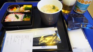 ANA463 羽田 – 沖縄 プレミアムクラス 機内食