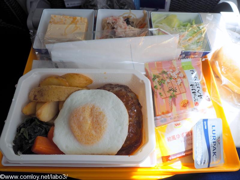 全日空 NH853 羽田 - 台北（松山） エコノミークラス 機内食