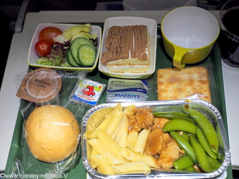 エチオピア航空 ET673 成田 - 香港 エコノミークラス機内食 夕食