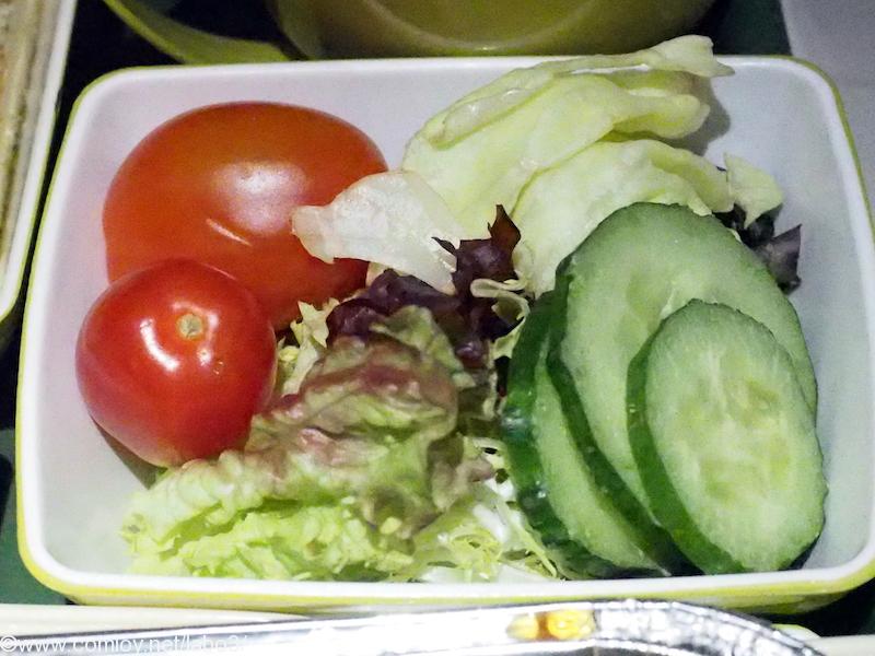 エチオピア航空 ET673 成田 - 香港 エコノミークラス機内食 サラダ