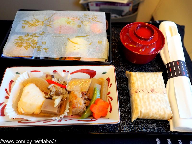 日本航空 JL804 台北（桃園） - 羽田 ビジネスクラス機内食 昼食