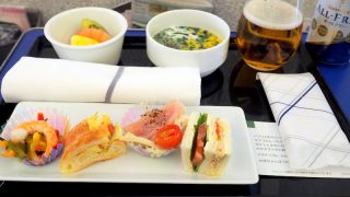 全日空 ANA245 羽田 - 福岡 プレミアムクラス 機内食