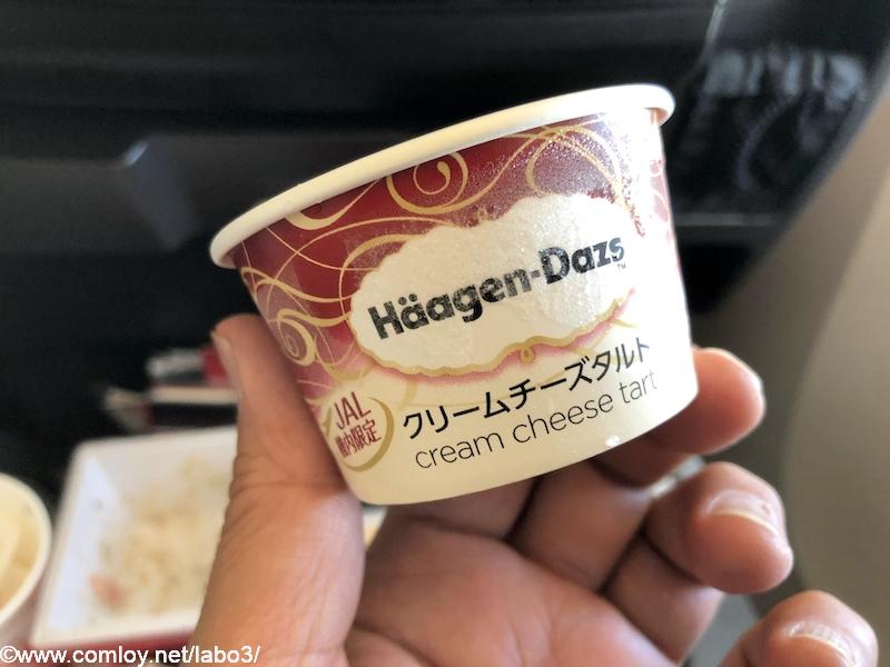 日本航空 JL29 羽田 - 香港 エコノミークラス　機内食　デザート