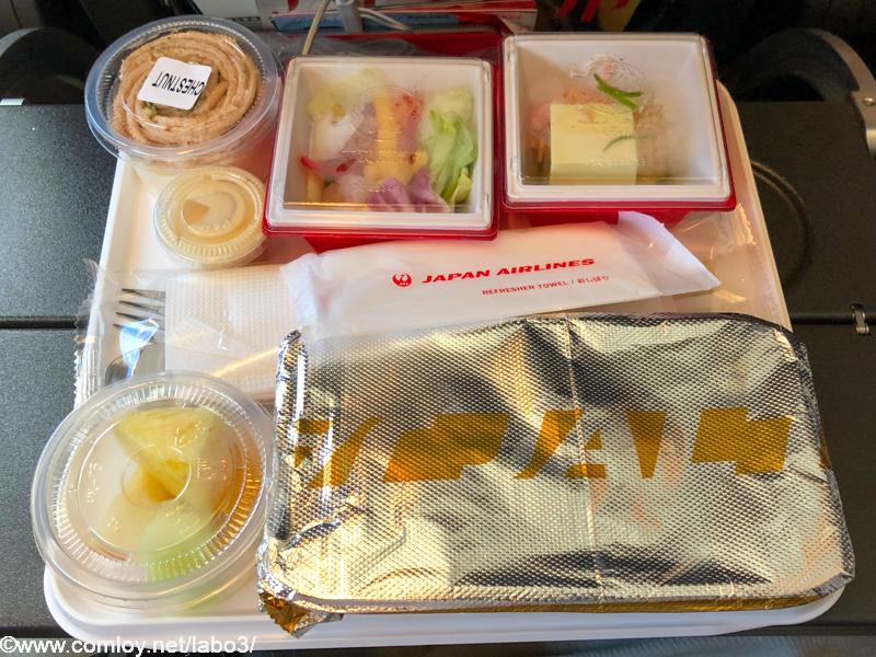 日本航空 JL96 台北 - 羽田 エコノミークラス機内食