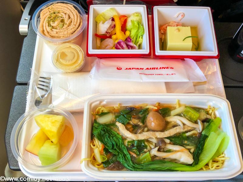 日本航空 JL96 台北 - 羽田 エコノミークラス機内食