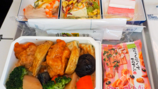 全日空 NH853 羽田 - 台北(松山)エコノミークラス機内食