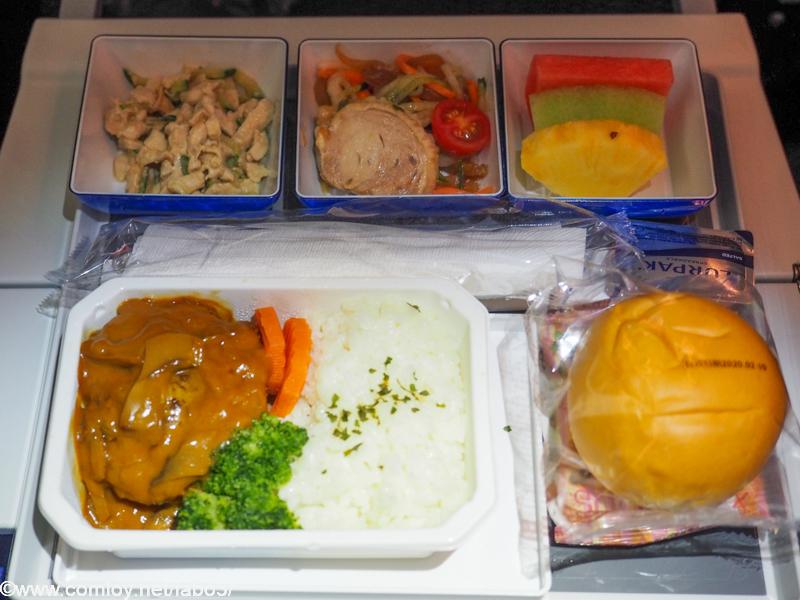 全日空 NH854 台北 - 羽田 エコノミークラス機内食