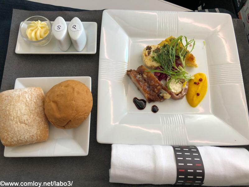 日本航空 JL32 バンコク - 羽田 ビジネスクラス機内食