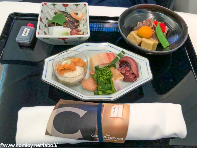 全日空 NH807 成田 - バンコク ビジネスクラス機内食