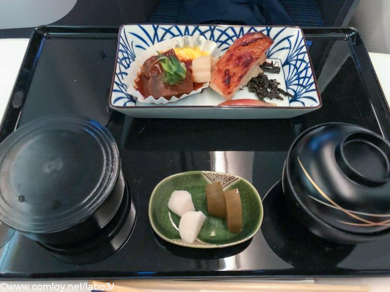 全日空 NH807 成田 - バンコク ビジネスクラス機内食