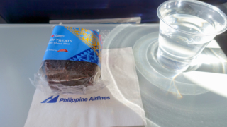フィリピン航空 PR2042 カティクラン (ボラカイ) - マニラ 機内食