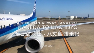 【Flight Report】2020 Oct All Nippon Airways ANA1893 HANEDA TO HACHIJYO 全日空 羽田 - 八丈島 搭乗記