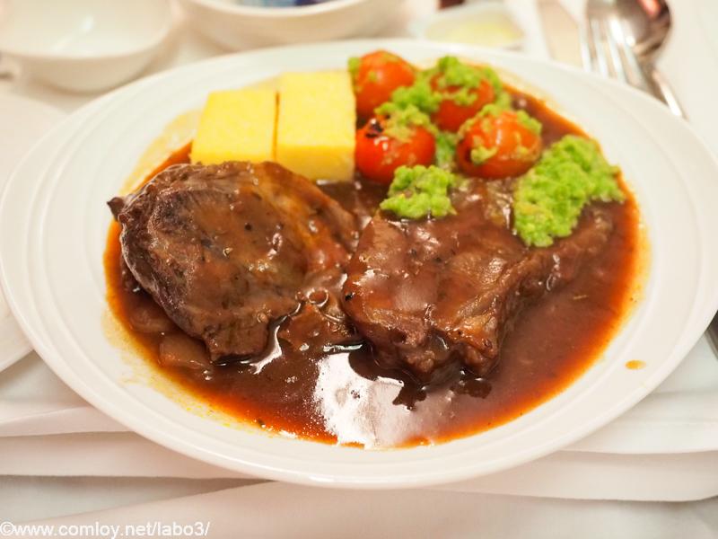 マレーシア航空 MH88 クアラルンプール - バンコク ビジネスクラス 機内食