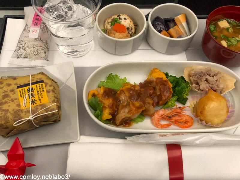 日本航空 JAL920 那覇 - 羽田 ファーストクラス機内食