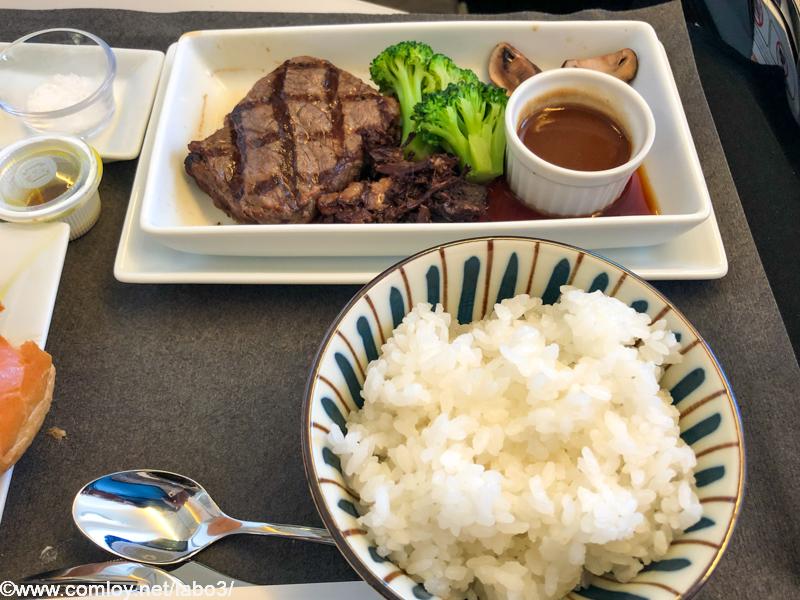 日本航空 JL31 羽田 - バンコクビジネスクラス 機内食