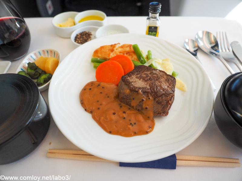 全日空 NH848 バンコク - 羽田 ビジネスクラス 機内食
