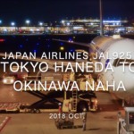 【Flight Report】2018 Oct Japan Airlines JAL925 TOKYO HANEDA TO OKINAWA NAHA 日本航空 羽田 - 那覇 搭乗記