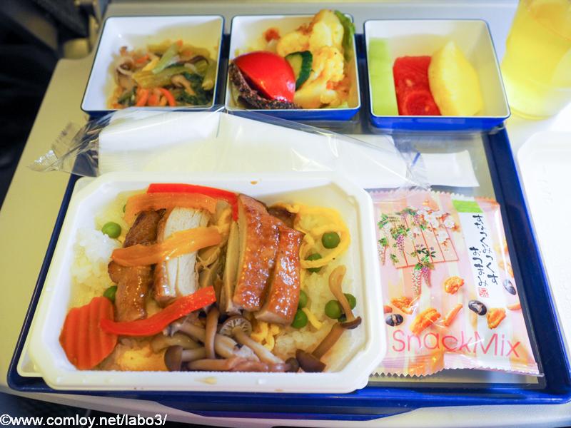 全日空 NH824 台北(桃園)- 成田 エコノミークラス 機内食