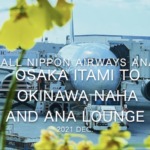 【Flight Report 4K】2021 Dec All Nippon Airways ANA763 OSAKA Itami to OKINAWA Naha and ANA LOUNGE 全日空 伊丹 - 那覇 搭乗記