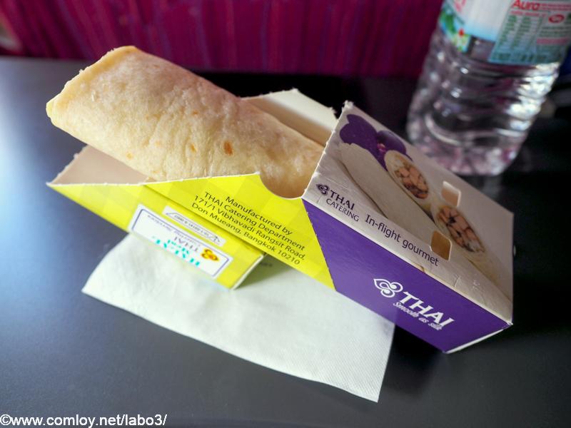 タイ国際航空 TG110 バンコク - チェンマイ 機内食
