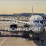 【Flight Report 4K】2022 Mar JAPAN AIRLINES JAL919 HANEDA to NAHA 日本航空 羽田 - 那覇 搭乗記_09
