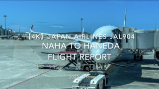 【Flight Report 4K】2022 Apr JAPAN AIRLINES JAL904 NAHA to HANEDA 日本航空 那覇 - 羽田 搭乗記