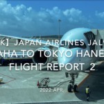 【Flight Report 4K】2022 Apr JAPAN AIRLINES JAL904 NAHA to HANEDA 日本航空 那覇 - 羽田 搭乗記_2