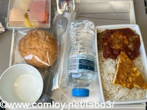 マレーシア航空 MH784 クアラルンプール - バンコク エコノミークラス機内食