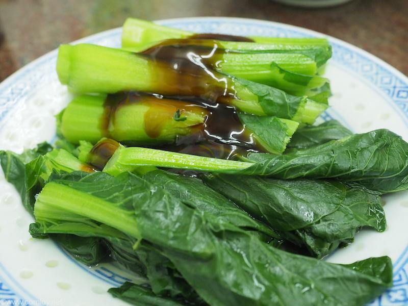 付け合わせの青菜