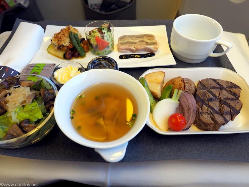 日本航空 JL97 羽田-台北(松山)ビジネスクラス機内食