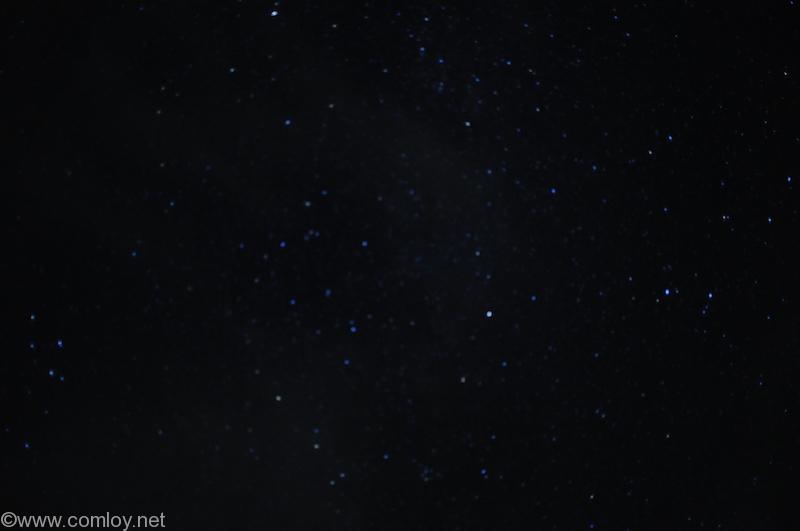 ヘブンスそのはら ナイトツアー ISO1250 f/1.8 5sec
