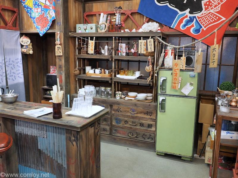 能登さとやま空港 連続テレビ小説「まれ」の朝市食堂「まいもん」セット