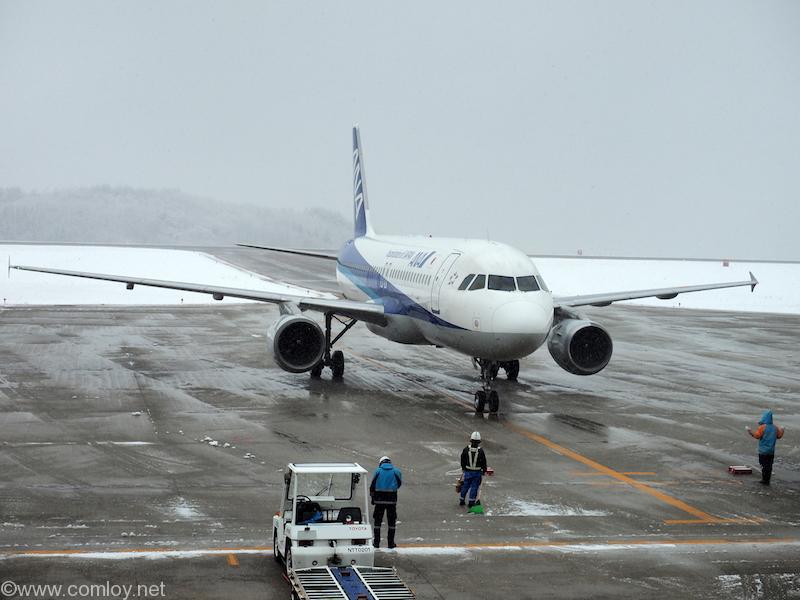 能登さとやま空港 ANA A320