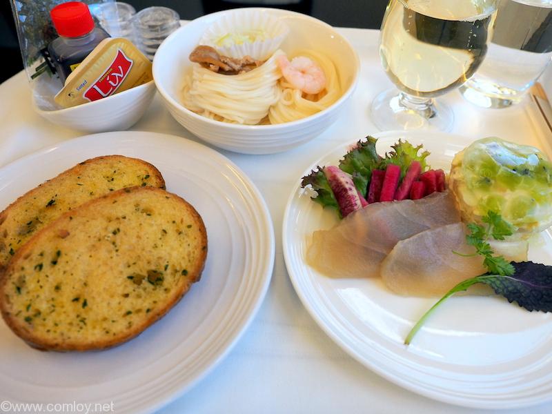 マレーシア航空 MH89 ビジネスクラス機内食