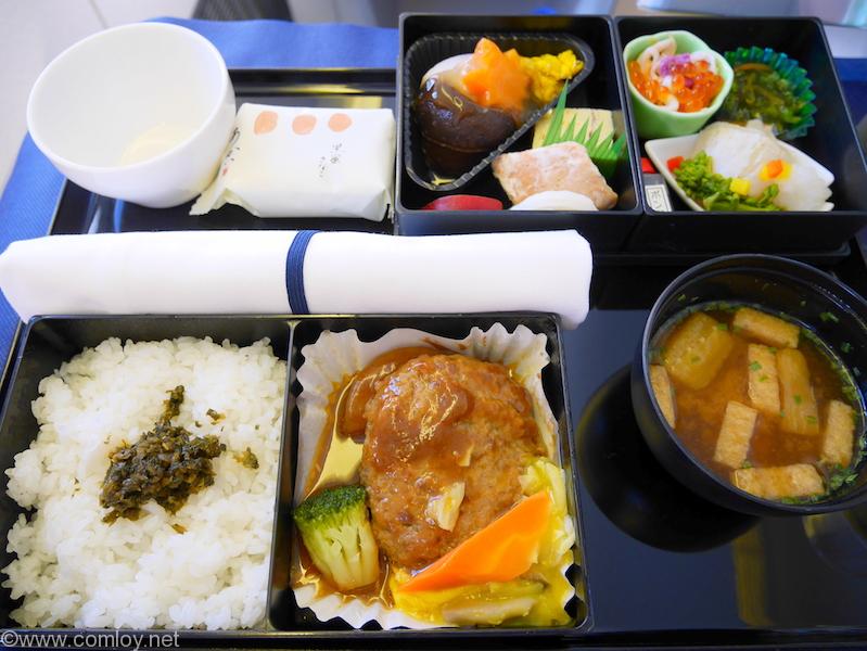 NH859 羽田ー香港 ビジネスクラス機内食