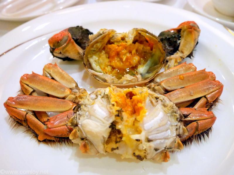 DYNASTY CLUB(皇朝)上海蟹の蒸し物