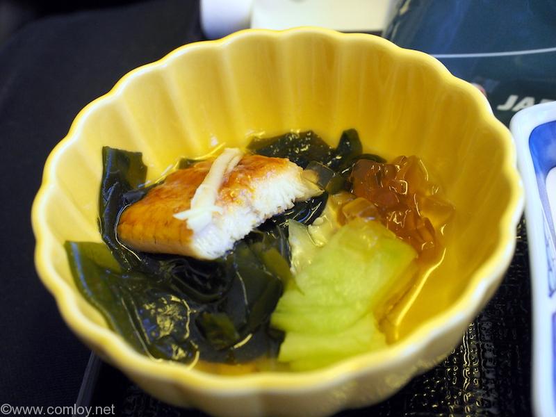 日本航空 JL98 台北(松山)-羽田 ビジネスクラス機内食