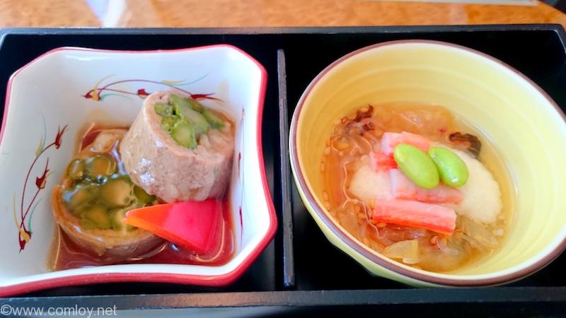 日本航空JAL908 沖縄-羽田 国内線ファーストクラス機内食
