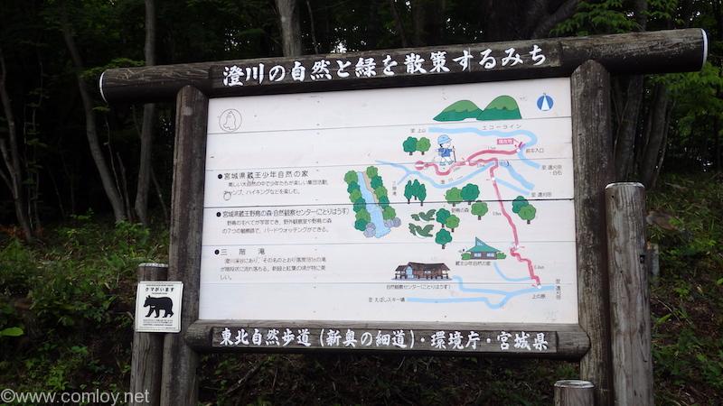 東北自然遊歩道案内板