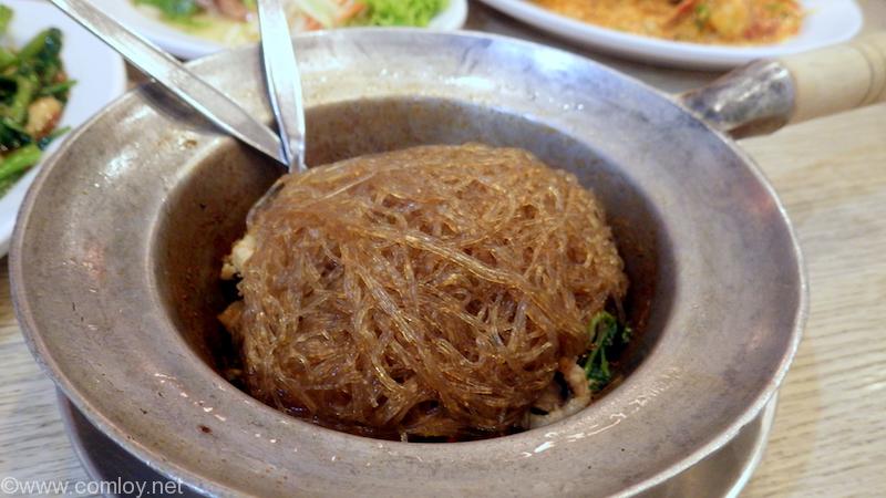 ソンブーン クンオップウンセン(エビと春雨の蒸し物)