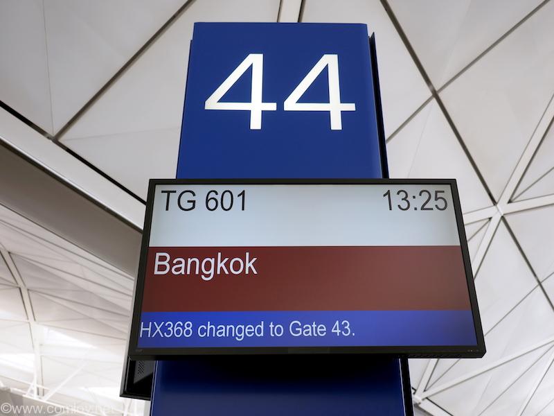 タイ航空 TG601 ボーディング