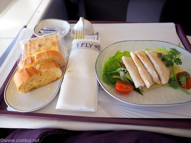 タイ航空 TG601 香港(HKG) - バンコク(BKK) ビジネスクラス機内食