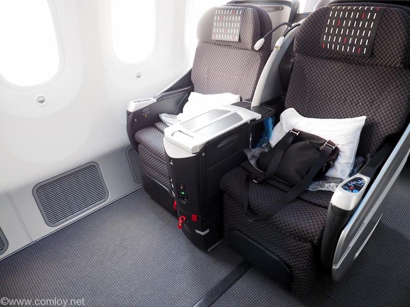 日本航空 JL91 羽田ー金浦 シート