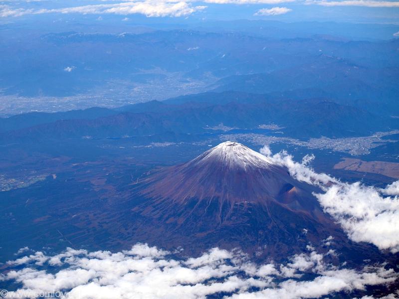 上空からの富士山