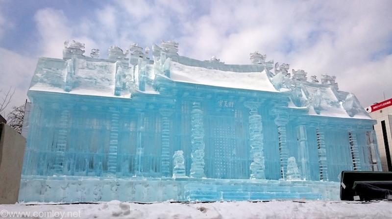 SAPPORO SNOW FESTIVAL 2015 台湾・行天宮 氷像