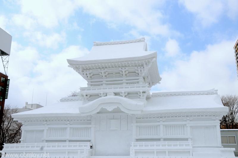 SAPPORO SNOW FESTIVAL 2015 春日大社 中門